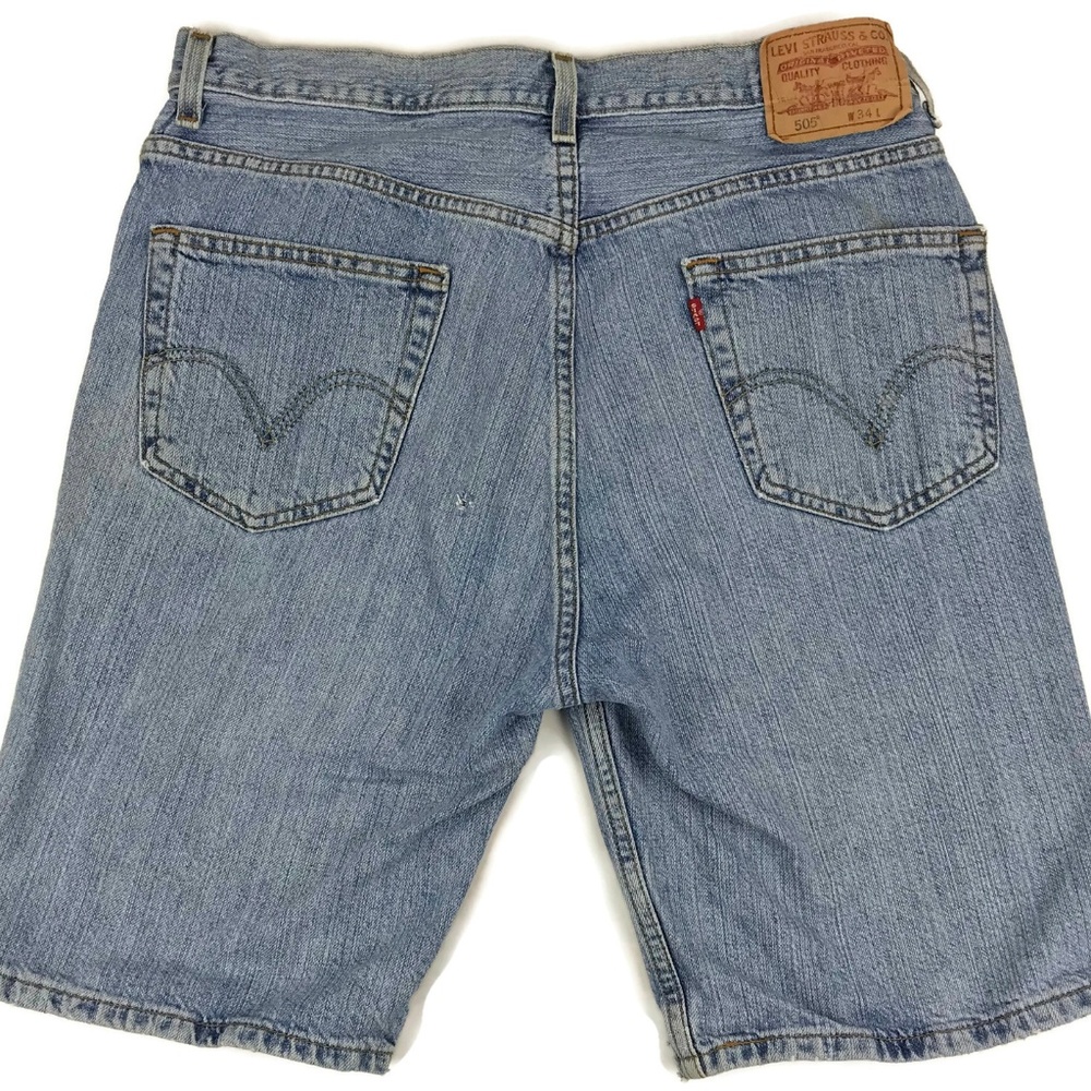 Levi's Regular Fit Light Wash Denim Jean Shorts 33